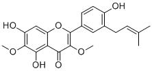 5,7,4'-Trihydroxy-3,6-dimethoxy-3'-prenylflavone图片