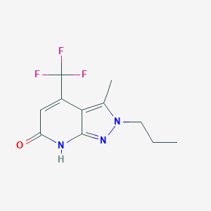 3-methyl-2-propyl-4-(trifluoromethyl)-2,7-dihydro-6H-pyrazolo[3,4-b]pyridin-6-one图片