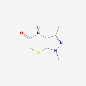 1,3-dimethyl-1H,4H,5H,6H-pyrazolo[3,4-b][1,4]thiazin-5-one图片
