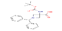 3-{[(Tert-butoxy)carbonyl]amino}-1-(diphenylmethyl)azetidine-3-carboxylicacid图片