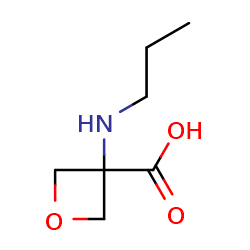3-(propylamino)oxetane-3-carboxylicacid图片