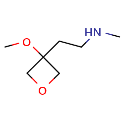 2-(3-methoxyoxetan-3-yl)-N-methyl-ethanamine图片