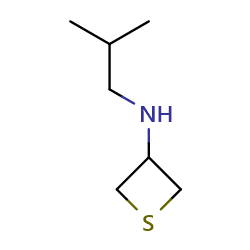 N-(2-methylpropyl)thietan-3-amine图片