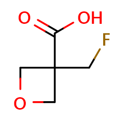 3-(fluoromethyl)oxetane-3-carboxylicacid图片