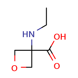 3-(ethylamino)oxetane-3-carboxylicacid图片