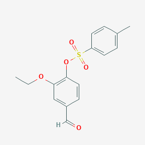 2-ethoxy-4-formylphenyl 4-methylbenzene-1-sulfonate图片