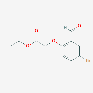 Ethyl 2-(4-bromo-2-formylphenoxy)acetate图片