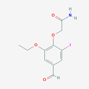 2-(2-ethoxy-4-formyl-6-iodophenoxy)acetamide图片