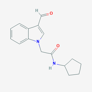 N-Cyclopentyl-2-(3-formyl-indol-1-yl)-acetamide图片