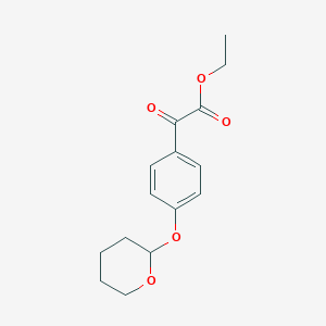Ethyl 4-(2-tetrahydro-2H-pyranoxy)benzoylformate图片