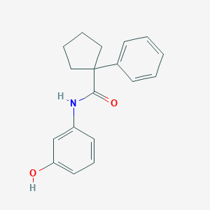 N-(3-hydroxyphenyl)(phenylcyclopentyl)formamide图片