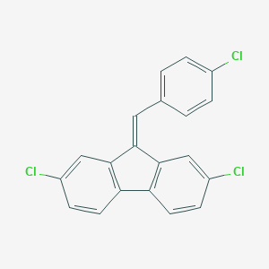 2,7-Dichloro-9-[(4-chlorophenyl)methylene]-9H-fluorene图片