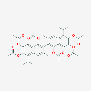 3,3'-Dimethyl-5,5'-bis(1-methylethyl)-[2,2'-binaphthalene]-1,1',6,6',7,7'-hexol Hexaacetate图片
