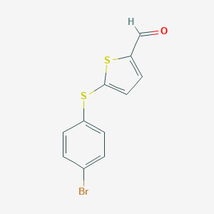 5-[(4-Bromophenyl)sulfanyl]-2-thiophenecarbaldehyde图片