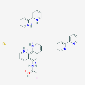 [Ru(bpy)2(5-iodoacetamido-1,10-phenanthroline)](PF6)2图片