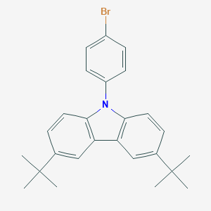 9-(4-bromophenyl)-3,6-di-tert-butyl-9H-carbazole图片