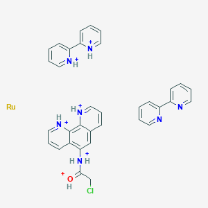 [Ru(bpy)2(5-chloroacetamido-1,10-phenanthroline)](PF6)2图片