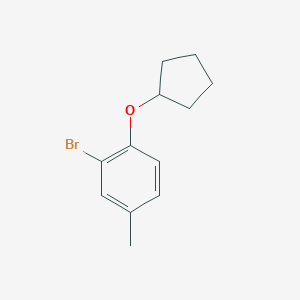 2-Bromo-1-(cyclopentyloxy)-4-methylbenzene图片