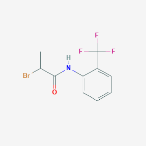 2-Bromo-N-[2-(trifluoromethyl)phenyl]propanamide图片