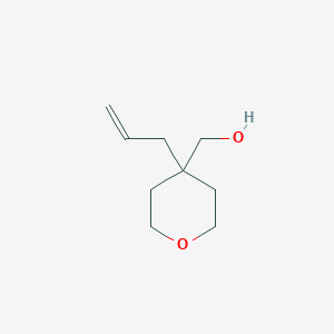 (4-Allyl-tetrahydro-2H-pyran-4-yl)methanol图片