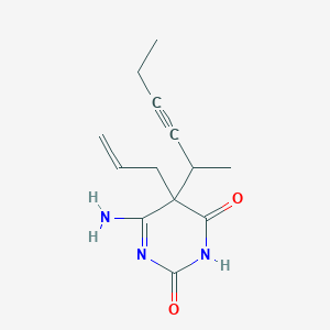 5-Allyl-6-imino-5-(1-methyl-2-pentynyl)hydrouracil图片