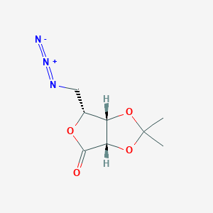 5-Azido-5-deoxy-2,3-O-isopropylidene-D-lyxono-1,4-lactone图片