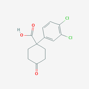 1-(3,4-二氯苯基)-4-氧代环己甲酸图片
