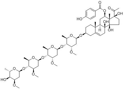 Qingyangshengenin 3-O-α-L-cymaropyranosyl-(1→4)-β-D-oleandropyranosyl-(1→4)-β-D-cymaropyranosyl-(1→4)-β-D-cymaropyranoside图片