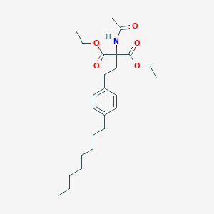 Diethyl 2-acetamido-2-(4-octylphenethyl)malonate图片