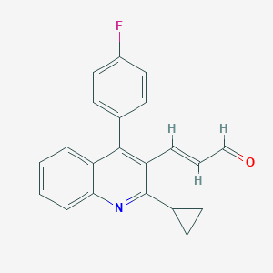 3-[2-Cyclopropyl-4-(4-fluorophenyl)-3-quinolinyl-2-propenal图片