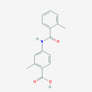 2-Methyl-4-(2-methylbenzoylamino)benzoic acid图片