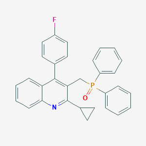 2-Cyclopropyl-3-[(diphenylphosphinyl)methyl]-4-(4-fluorophenyl)quinoline图片