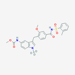 Decyclopentyl Zafirlukast-d3 Methyl Ester图片