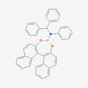 (11bS)-N-(二苯基甲基)-N-苯基-联萘并[2,1-d:1',2'-f][1,3,2]二氧磷杂-4-胺图片