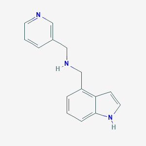 (1H-indol-4-ylmethyl)(pyridin-3-ylmethyl)amine图片