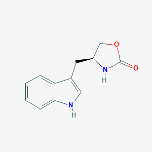(S)-4-(1H-3-吲哚基甲基)-2-恶唑烷酮图片