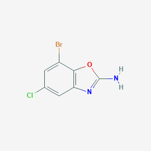 7-Bromo-5-chloro-1,3-benzoxazol-2-amine图片