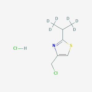 4-(Chloromethyl)-2-[isopropyl-1,1,1,3,3,3-d6]-4-thiazolyl Hydrochloride Salt图片