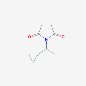 1-(1-Cyclopropylethyl)-2,5-dihydro-1H-pyrrole-2,5-dione图片
