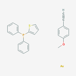 (Diphenyl-2-thienylphosphine-κP)[2-(4-methoxyphenyl)ethynyl]gold图片