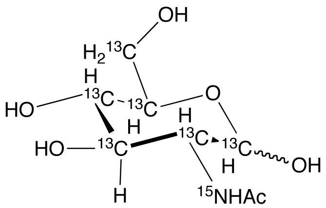 N-Acetyl-D-glucosamine-13C615N图片