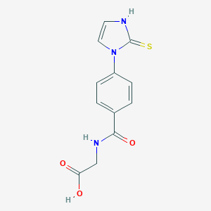 2-{[4-(2-sulfanylidene-2,3-dihydro-1H-imidazol-1-yl)phenyl]formamido}acetic acid图片
