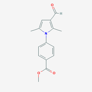 4-(3-Formyl-2,5-dimethyl-1H-pyrrol-1-yl)-benzoic acid methyl ester图片