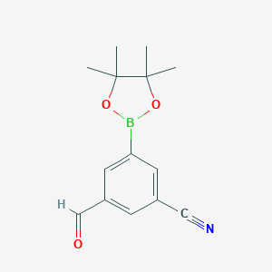 (3-CYANO-5-FORMYLPHENYL)BORONIC ACID PINACOL ESTER图片