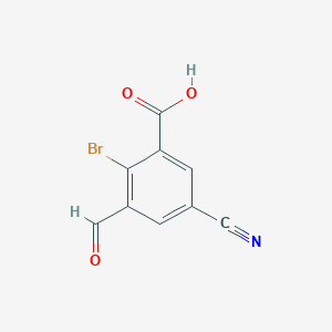 2-Bromo-5-cyano-3-formylbenzoic acid图片