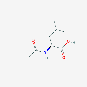 (2S)-2-(Cyclobutylformamido)-4-methylpentanoic acid图片