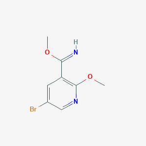 Methyl 5-bromo-2-methoxynicotinimidate图片
