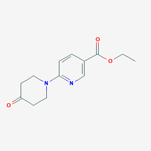 Ethyl 6-(4-Oxopiperidin-1-yl)nicotinate图片