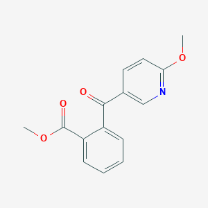Methyl 2-(6-methoxynicotinoyl)benzoate图片