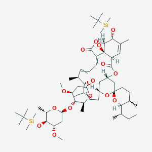 5-O-Demethyl-4'',5-bis-O-[(1,1-dimethylethyl)dimethylsilyl]-22,23-dihydro-28-oxo-Avermectin A1a图片